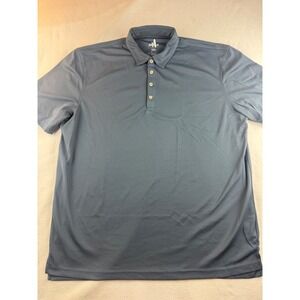 Johnnie-O XXL Blue Golf Polo Shirt Performance Short‎ Sleeve Men's